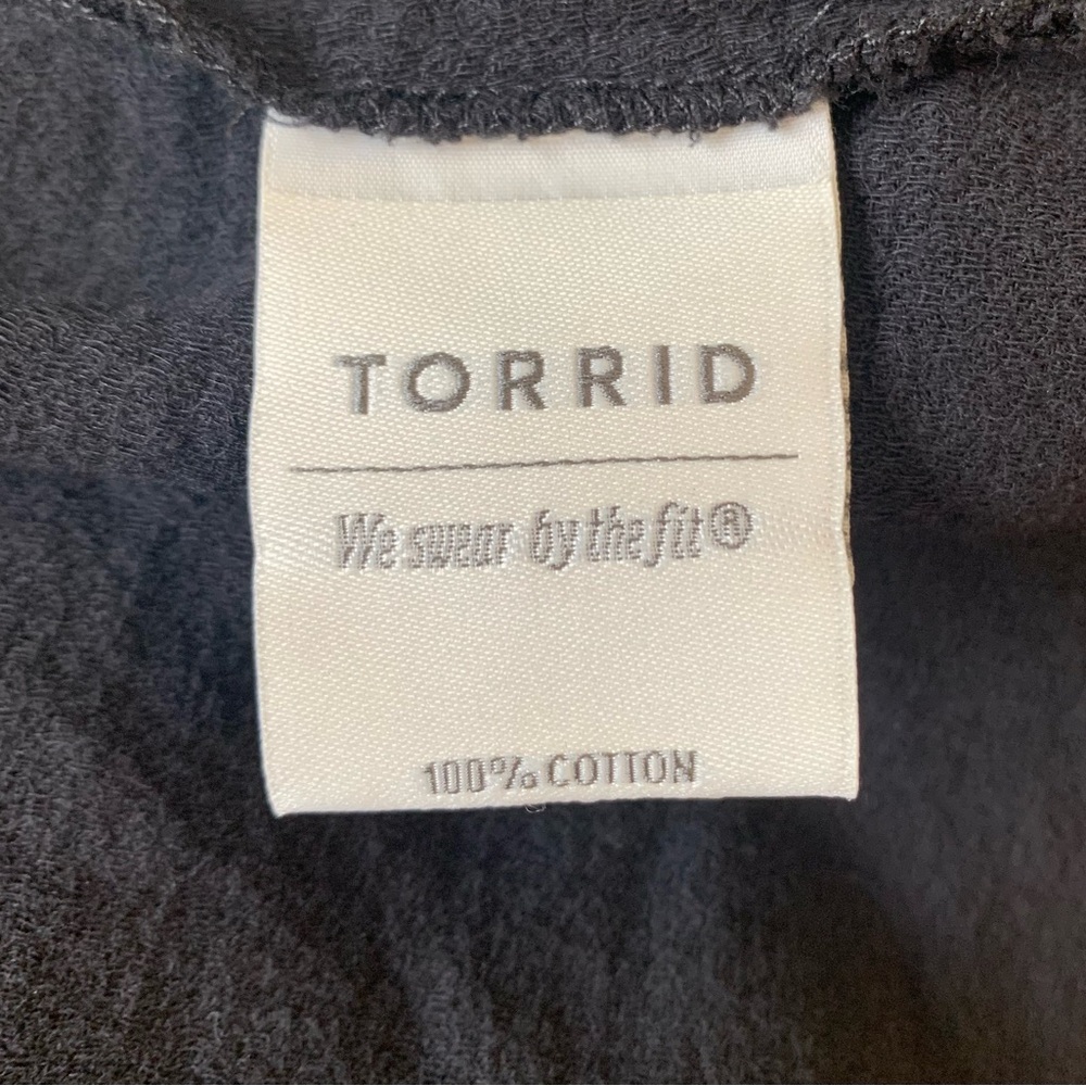 Torrid Anorak Hooded BLACK Chore Utility Jacket 4X - Picture 10 of 11